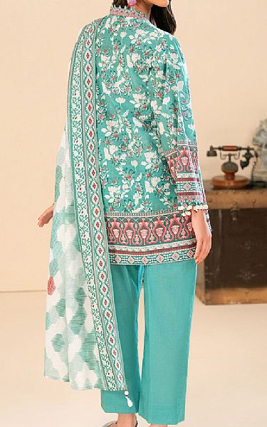 Gul Ahmed Light Sea Green Khaddar Suit | Pakistani Winter Dresses in USA- Image 2