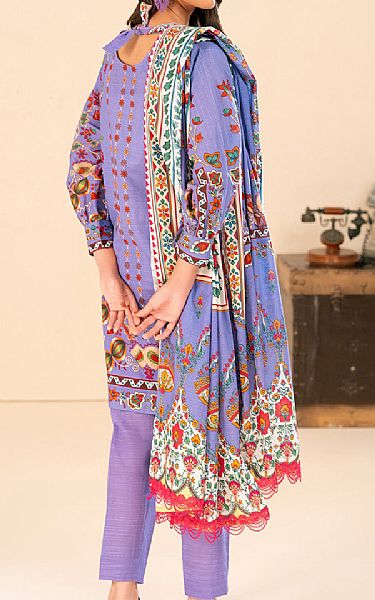 Gul Ahmed Pale Purple Khaddar Suit | Pakistani Winter Dresses in USA- Image 2