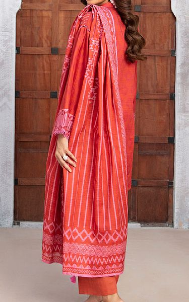 Gul Ahmed Sun__Orange Khaddar Suit | Pakistani Winter Dresses in USA- Image 2
