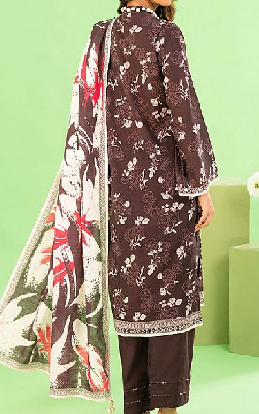Gul Ahmed Brown Khaddar Suit | Pakistani Winter Dresses in USA- Image 2