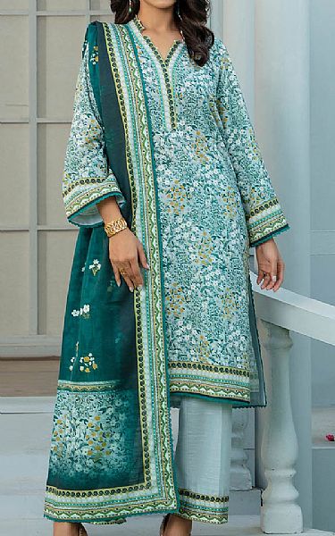 sachin and babi light blue dress Gul Ahmed | Winter Collection 24