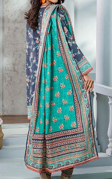 Gul Ahmed Pickled Bluewood Khaddar Suit | Pakistani Winter Dresses in USA- Image 2