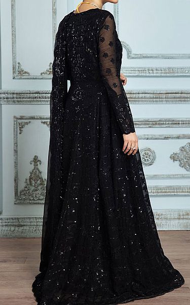 House Of Nawab Black Chiffon Suit | Pakistani Dresses in USA- Image 2