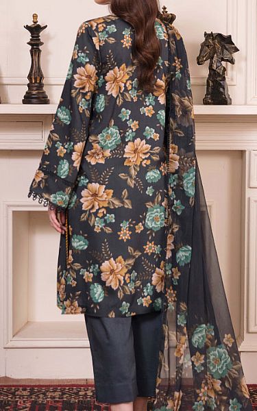 Humdum Navy Viscose Suit | Pakistani Winter Dresses in USA- Image 2