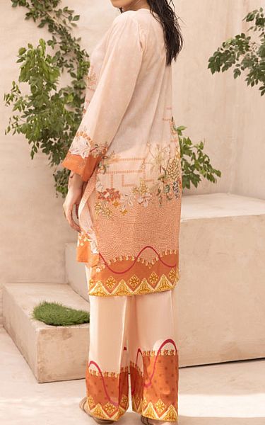 Humdum Pink/Rust Lawn Suit (2 Pcs) | Pakistani Lawn Dress in USA- Image 2
