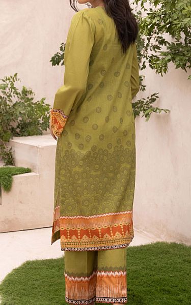 Humdum White/Green Lawn Suit (2 Pcs) | Pakistani Lawn Dress in USA- Image 2