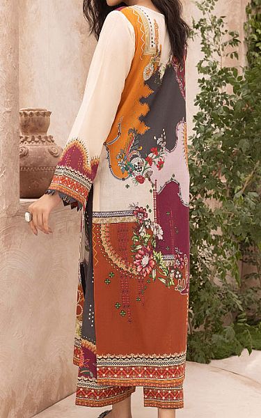 Humdum Multicolor Lawn Suit (2 Pcs) | Pakistani Lawn Dress in USA- Image 2