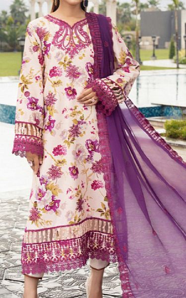 Humdum Ivory Karandi Suit | Pakistani Winter Dresses in USA- Image 1