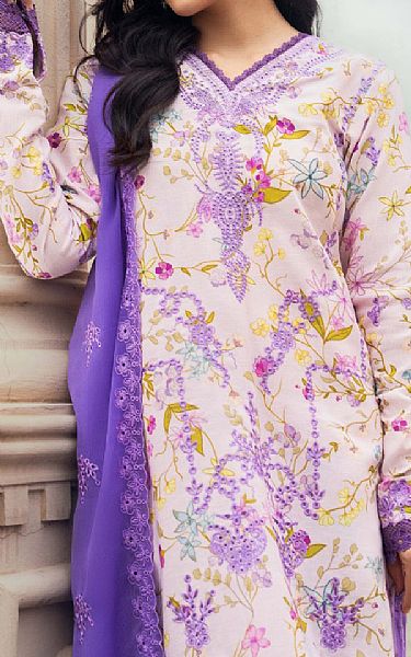 Humdum Light Pink Karandi Suit | Pakistani Winter Dresses in USA- Image 2