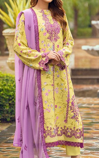Humdum Golden Sand Karandi Suit | Pakistani Winter Dresses in USA- Image 1