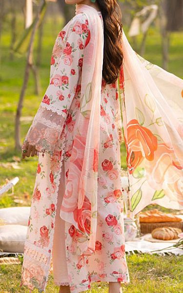 Humdum Pink Lawn Suit | Pakistani Lawn Dress in USA- Image 2