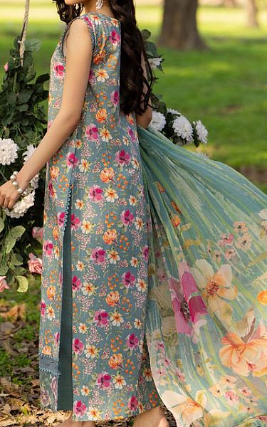 Humdum Grey Lawn Suit | Pakistani Lawn Dress in USA- Image 2