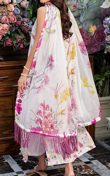 Humdum Off-white Lawn Suit | Pakistani Lawn Dress in USA- Image 2