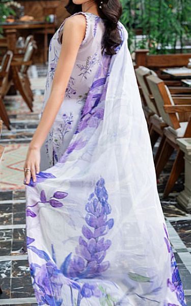 Humdum Lavender/Grey Lawn Suit | Pakistani Lawn Dress in USA- Image 2