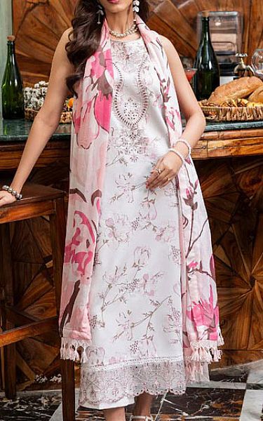 Humdum Dust Pink Lawn Suit | Pakistani Lawn Dress in USA- Image 2