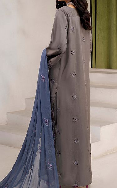 Humdum Grey Viscose Suit | Pakistani Winter Dresses in USA- Image 2