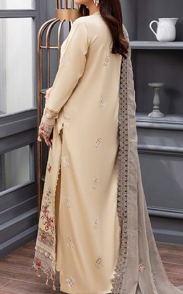 Humdum Ivory Viscose Suit | Pakistani Winter Dresses in USA- Image 2