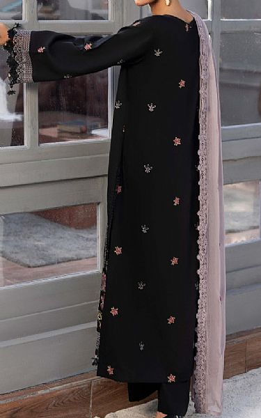 Humdum Black Viscose Suit | Pakistani Winter Dresses in USA- Image 2