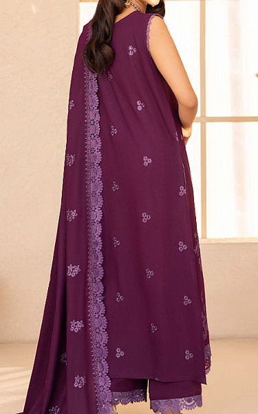 Humdum Plum Wool Suit | Pakistani Winter Dresses in USA- Image 2