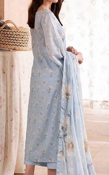 Humdum Pale Aqua Lawn Suit | Pakistani Lawn Dress in USA- Image 2