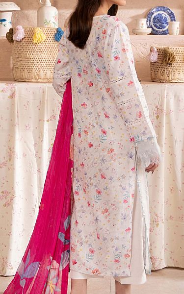 Humdum Off White Lawn Suit | Pakistani Lawn Dress in USA- Image 2