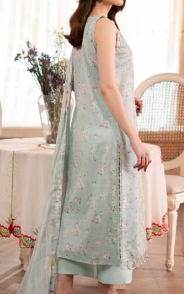 Humdum Sea Mist Lawn Suit | Pakistani Lawn Dress in USA- Image 2