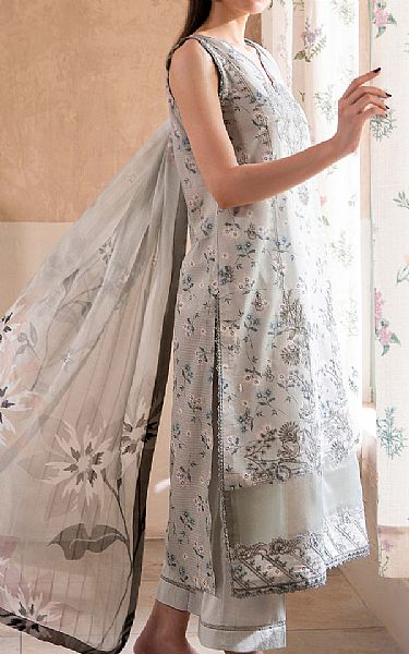 Humdum Grey Lawn Suit | Pakistani Lawn Dress in USA- Image 2
