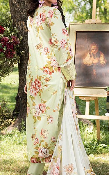 Humdum Green Mist Lawn Suit | Pakistani Lawn Dress in USA- Image 2