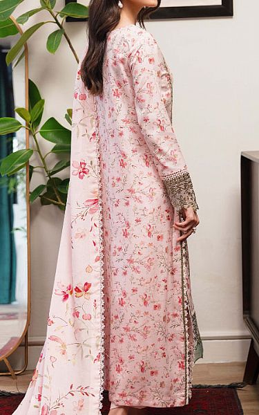 Humdum Light Pink Khaddar Suit | Pakistani Winter Dresses in USA- Image 2