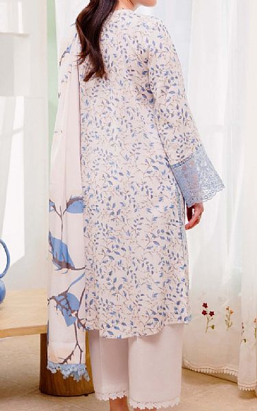 Humdum Off White Karandi Suit | Pakistani Winter Dresses in USA- Image 2