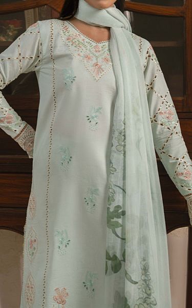 Humdum Light Turquoise Lawn Suit | Pakistani Lawn Dress in USA- Image 2
