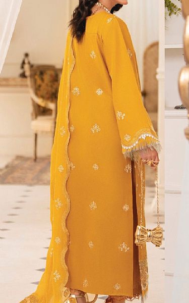 Humdum Orange Lawn Suit | Pakistani Lawn Dress in USA- Image 2
