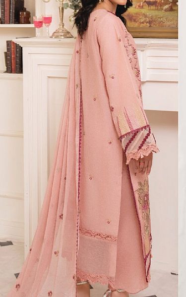Humdum Peach Lawn Suit | Pakistani Lawn Dress in USA- Image 2