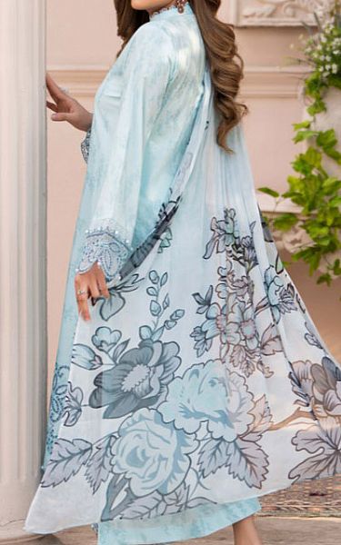 Humdum Sky Blue Lawn Suit | Pakistani Lawn Dress in USA- Image 2