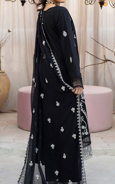 Humdum Black Lawn Suit | Pakistani Lawn Dress in USA- Image 2