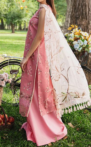 Humdum Sea Pink Lawn Suit | Pakistani Lawn Dress in USA- Image 2