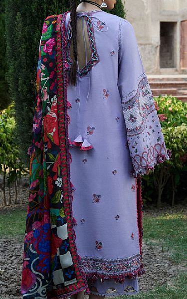 Hussain Rehar Lavender Lawn Suit | Pakistani Lawn Dress in USA- Image 2