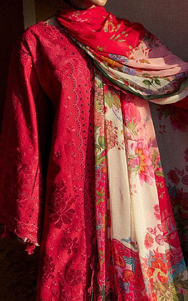 Hussain Rehar Cardinal Lawn Suit | Pakistani Lawn Dress in USA- Image 2