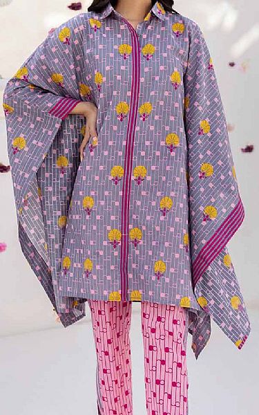 Gul Ahmed Lavender Cambric Suit (2 Pcs) | Pakistani Lawn Suits- Image 1