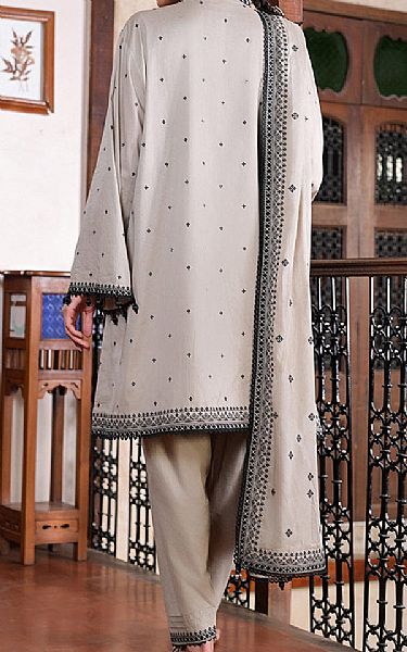 Image Grey Cotton Suit | Pakistani Lawn Dress in USA- Image 2