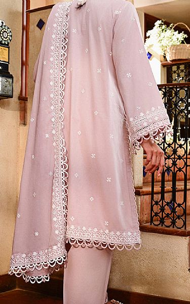 Image Cavern Pink Cotton Suit | Pakistani Lawn Dress in USA- Image 2