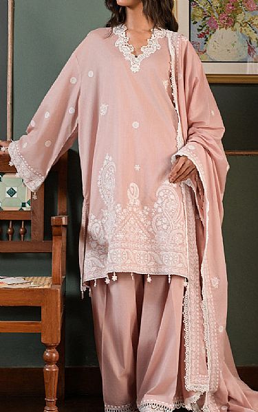 Image Cavern Pink Lawn Suit | Pakistani Lawn Dress in USA- Image 1