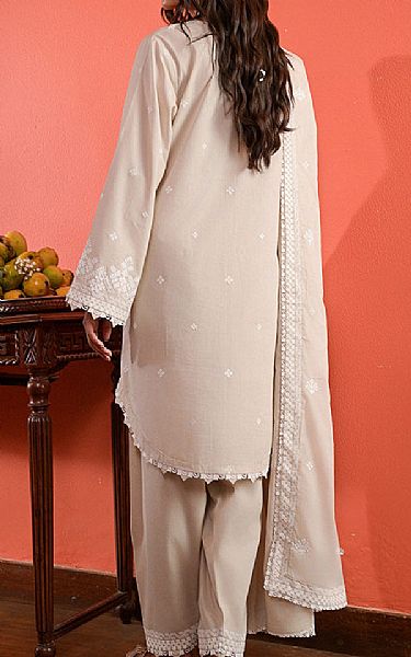 Image Beige Lawn Suit | Pakistani Lawn Dress in USA- Image 2