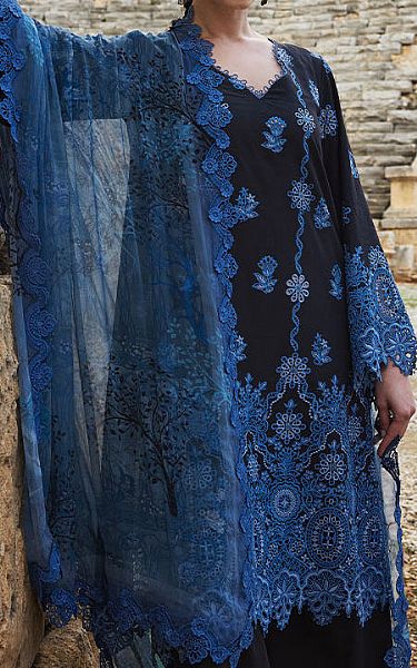 Image Black Lawn Suit | Pakistani Lawn Dress in USA- Image 2
