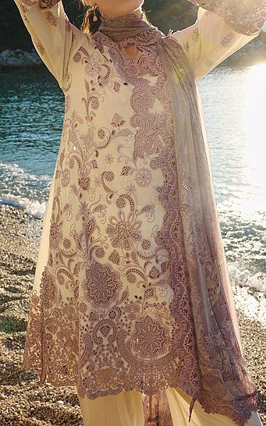 Image Ivory Lawn Suit | Pakistani Lawn Dress in USA- Image 2