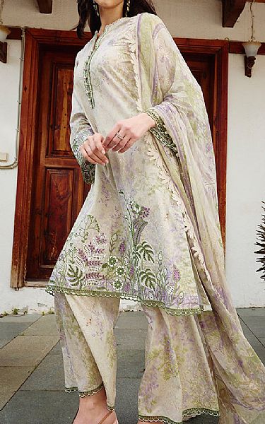Image Green Mist Cotton Suit | Pakistani Lawn Dress in USA- Image 2