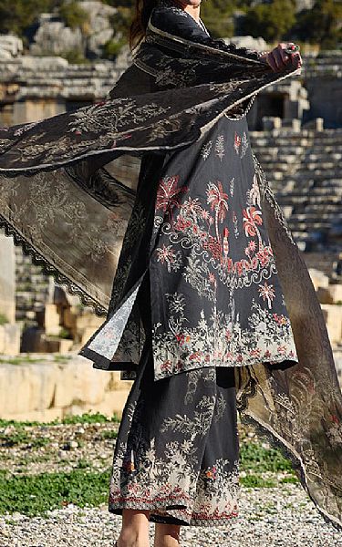 Image Black Cotton Suit | Pakistani Lawn Dress in USA- Image 2