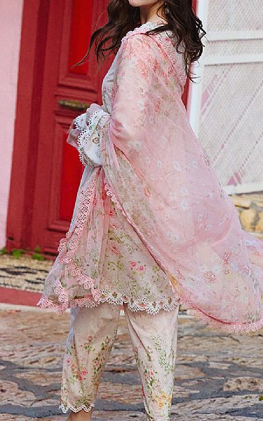 Image Ivory Cotton Suit | Pakistani Lawn Dress in USA- Image 2