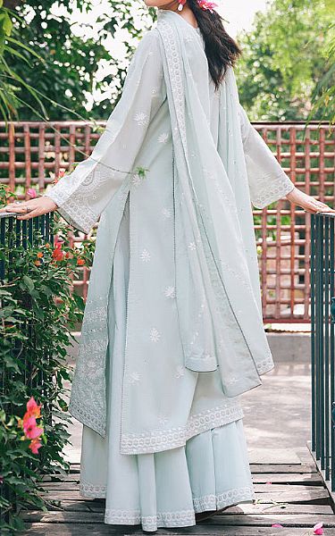 Image Light Turquoise Lawn Suit | Pakistani Lawn Dress in USA- Image 2