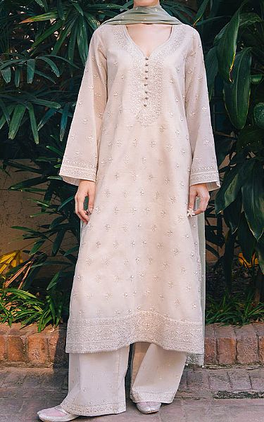 Image Dust Pink Voile Suit | Pakistani Lawn Dress in USA- Image 1
